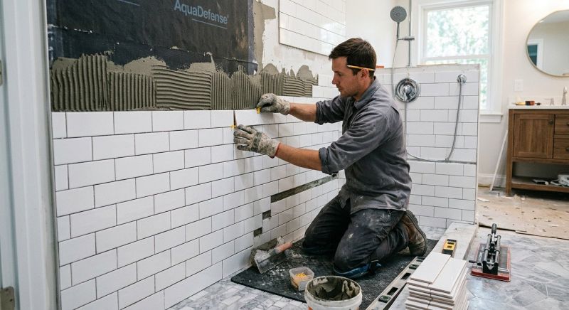 Tile Shower Renovation in Denver, CO